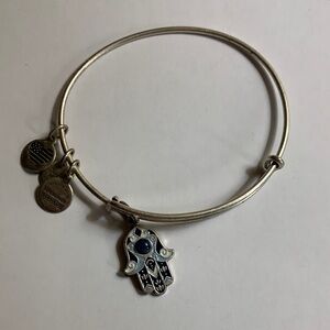 Alex and Ani Silver Hamsa Charm Bracelet